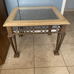 Beveled Glass Table 