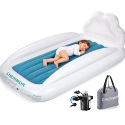 CHERIMOR Toddler Air Mattress with Electric Pump