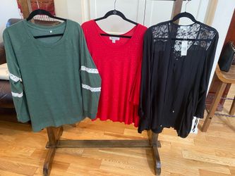 Women’s 2X long sleeve tops  sold as bundle