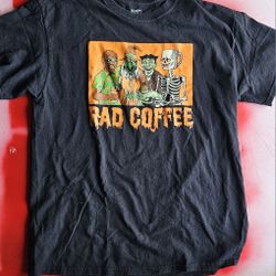 Rad Coffee Tee
Color Black
Size Large 
Tag Official
Excellent condition 