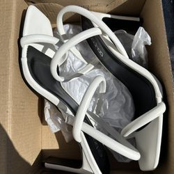 White Heels Size 8