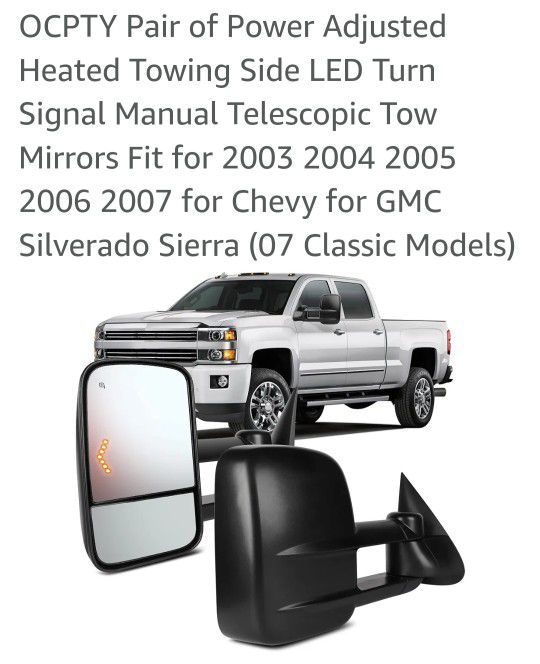Towing Mirrors For Your Chevy Silverado Tahoe GMC Sierra Yukon