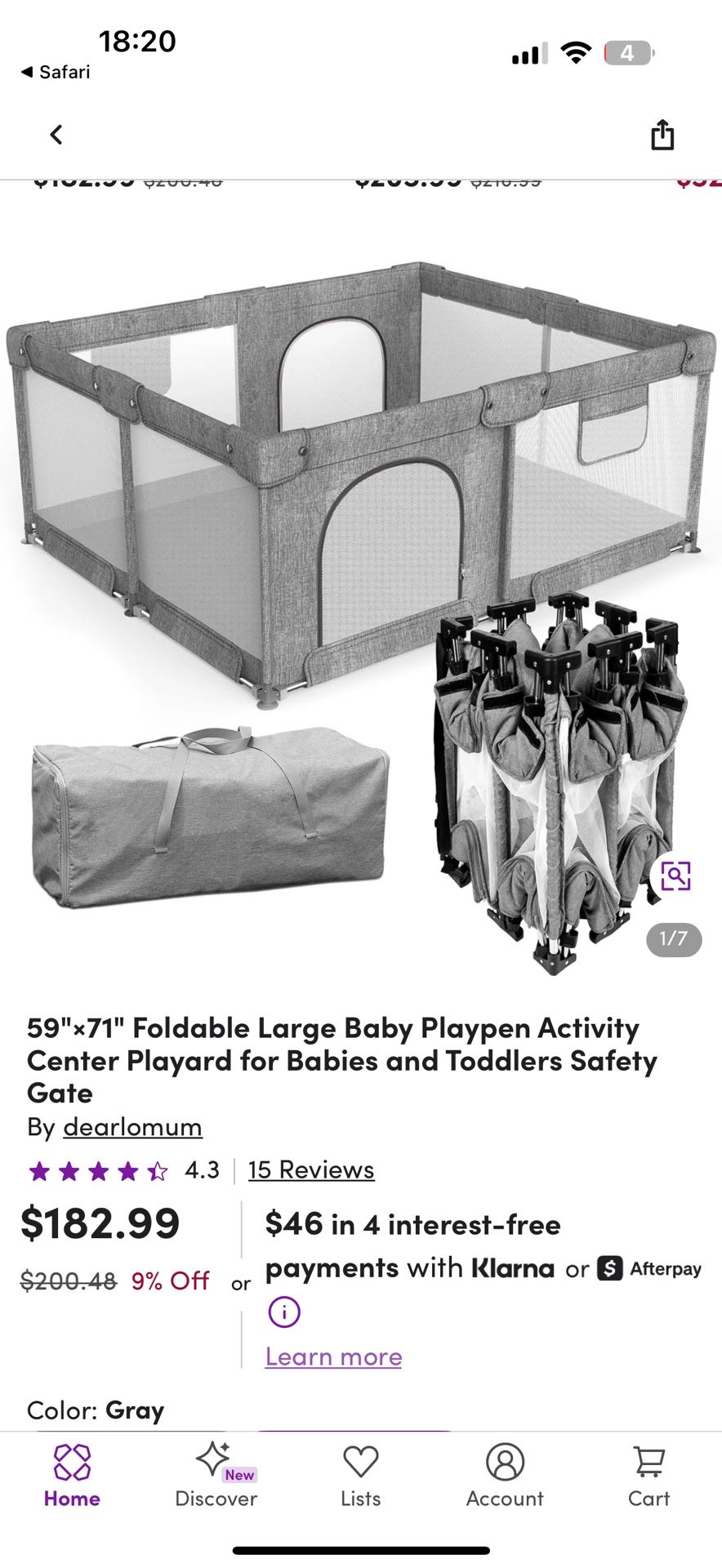 Foldable Playpen