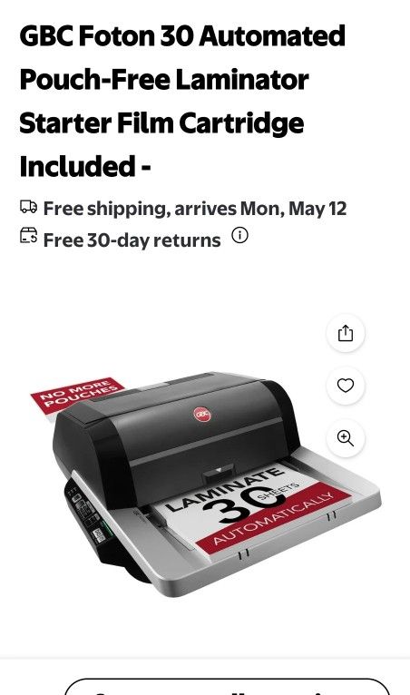 Foton 30 Laminator