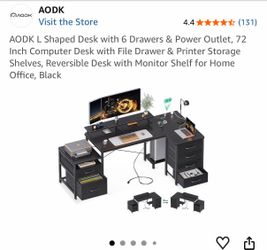 Computer & Gaming Desk - barely used!!