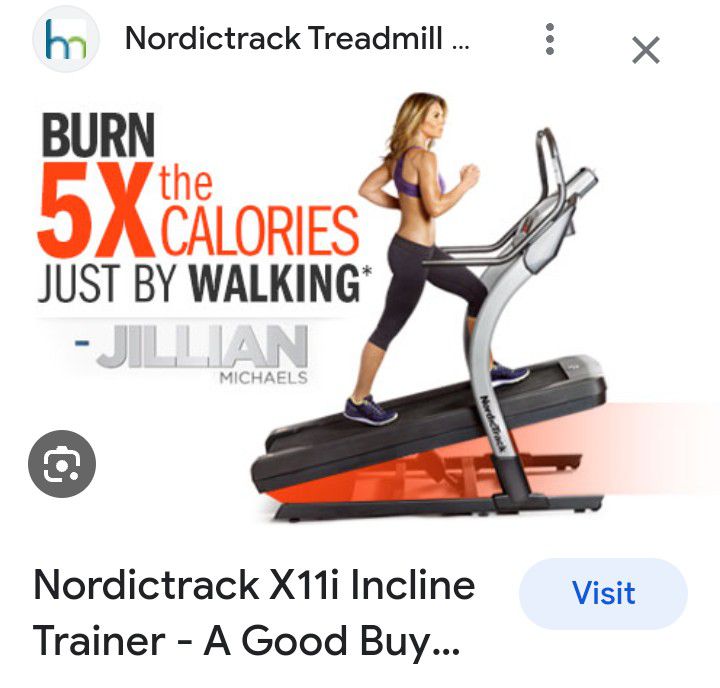 NordicTrack Treadmill X11i 