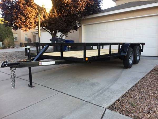 2019 flat bed utility trailer 16ft long