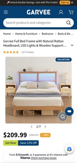 Garvee  Full Size Bed.