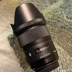 Sigma 35mm 1.4 Art Lens Canon EF