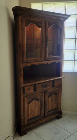 Wooden China Cabinet