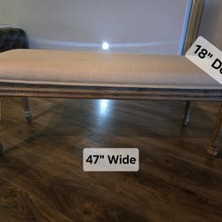 Cushioned Bench