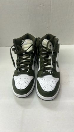 Nike Dunk High White Olive Green Sneakers