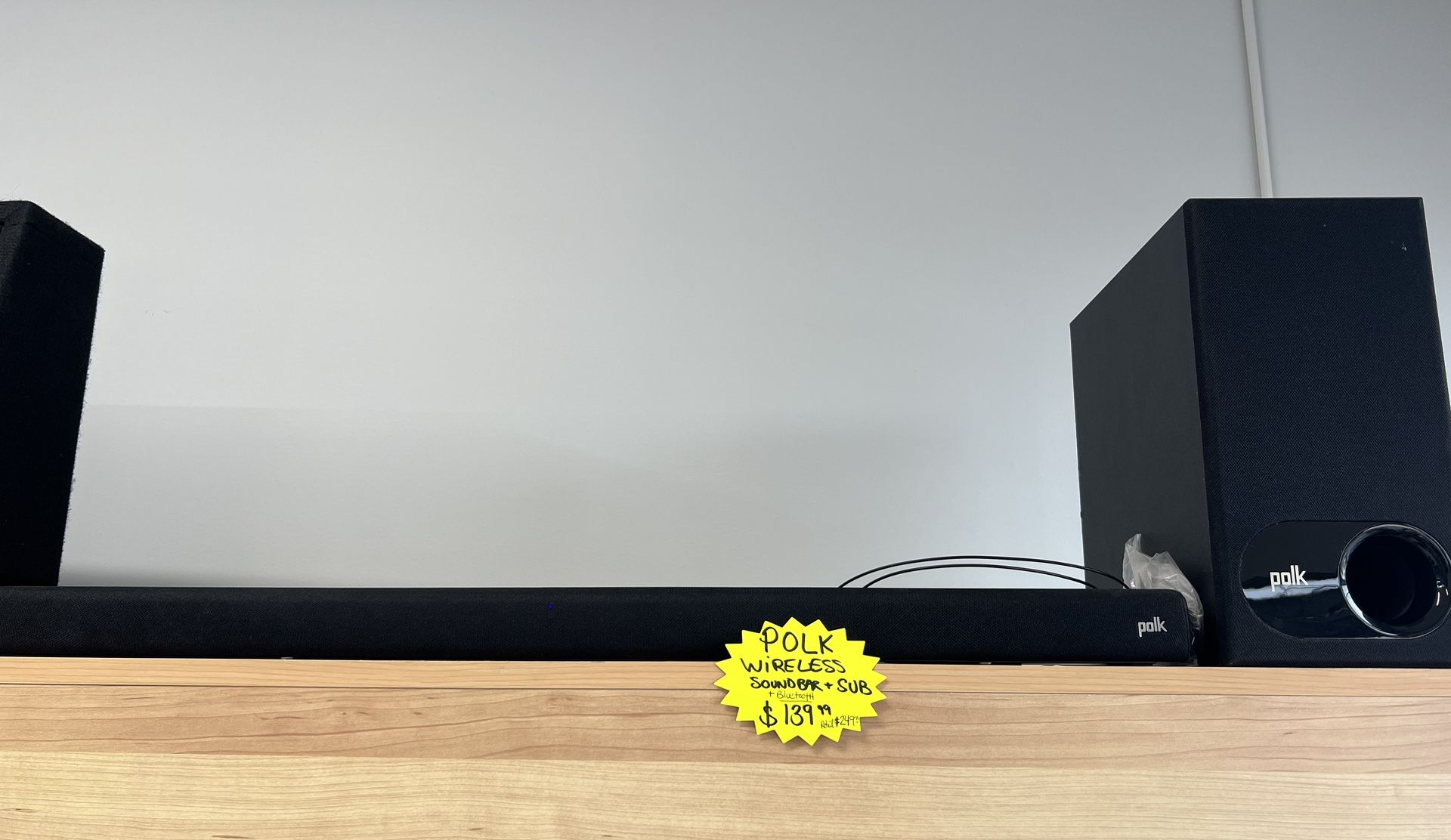 Polk Wireless Soundbar + Sub
