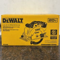 DEWALT 20V MAX Lithium-Ion Cordless 6.5Inch Circular Saw (Tool Only)