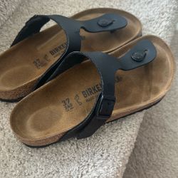 New BIRKENSTOCK Sandals - Black Leather 37 