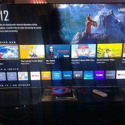 50 Inch Vizio Tv With Remote Fairly New