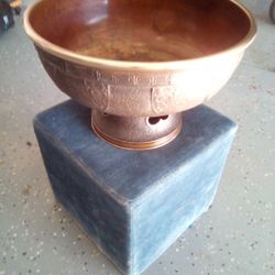 Vintage Japanese Bronze Bowl 