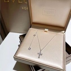 Bvlgari cross necklace