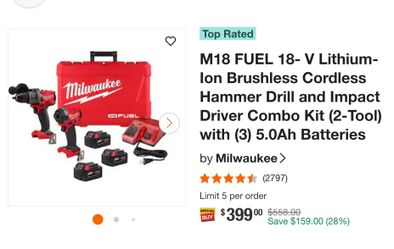 Milwaukee Fuel Set