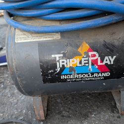 Triple Play Ingersoll-rand Air Compressor 