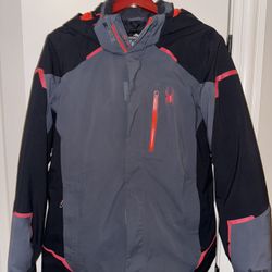 Men’s Spider Ski Coat, Size Medium