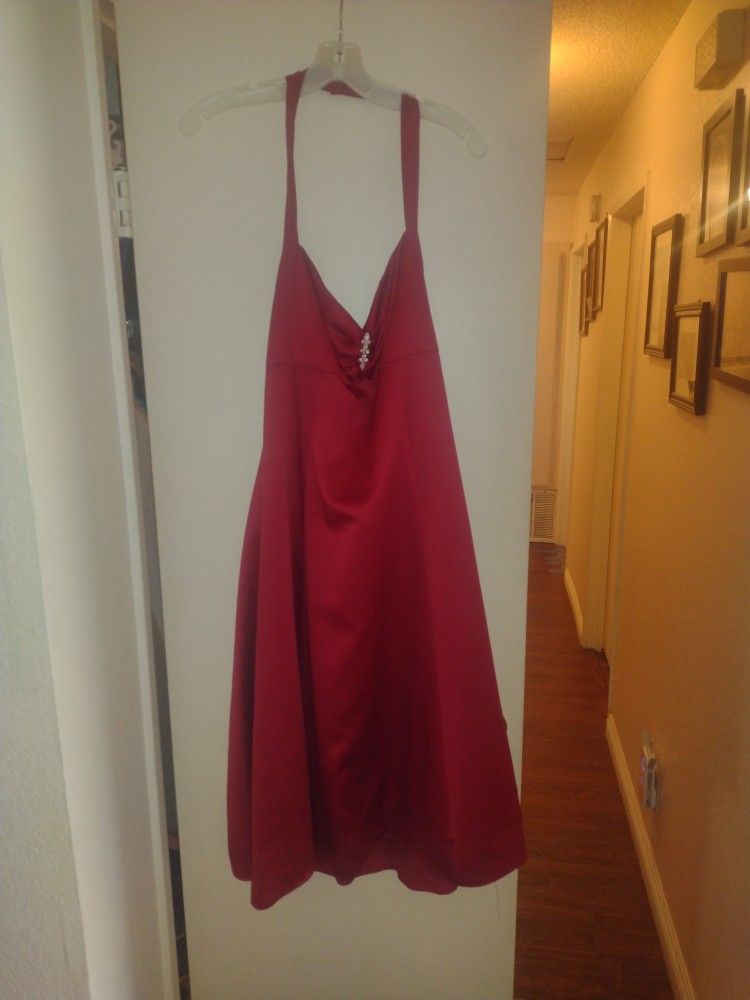 Festive Red Dress Size 16