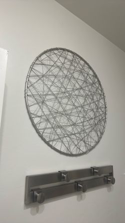 Glam Abstract Wall Decor on Metal