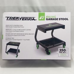 TREK TERRA Rolling Garage Stool