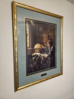 Art, Framed - Scholar w/ Proverbs Scripture