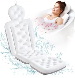 Full Body Bath Pillow with Head and Back Support