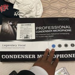 Never Used Microphone And Sound Card