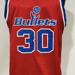 Vintage New 90s Rasheed Wallace Champion Red Jersey Washington Bullets 48 XL NBA