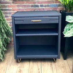 ✨ Gorgeous Blue Small Desk Or Large Entry/Nightstand