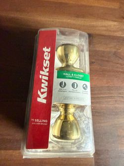 Kwikset Hall & closet door knob