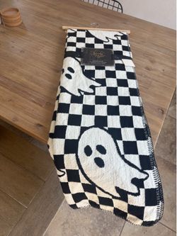 Ghost Checkered Blanket