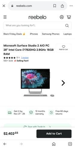 Microsoft Surface Studio 2 
