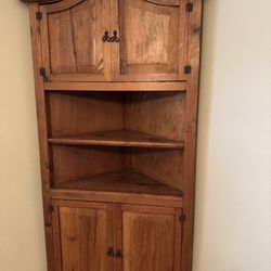 Wooden Corner Cabinet 