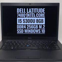 Dell 7480 Windows 10 notebook