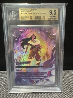 Disney Lorcana Pocahontas Peacekeeper BGS 9.5 Gem Mint