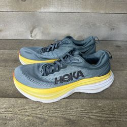 Hoka One One Bondi 8 Men's 8 2E Wide Goblin Blue Mountain Spring 1123202 GBMS
