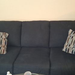 Nice Navy Blue Couch Set