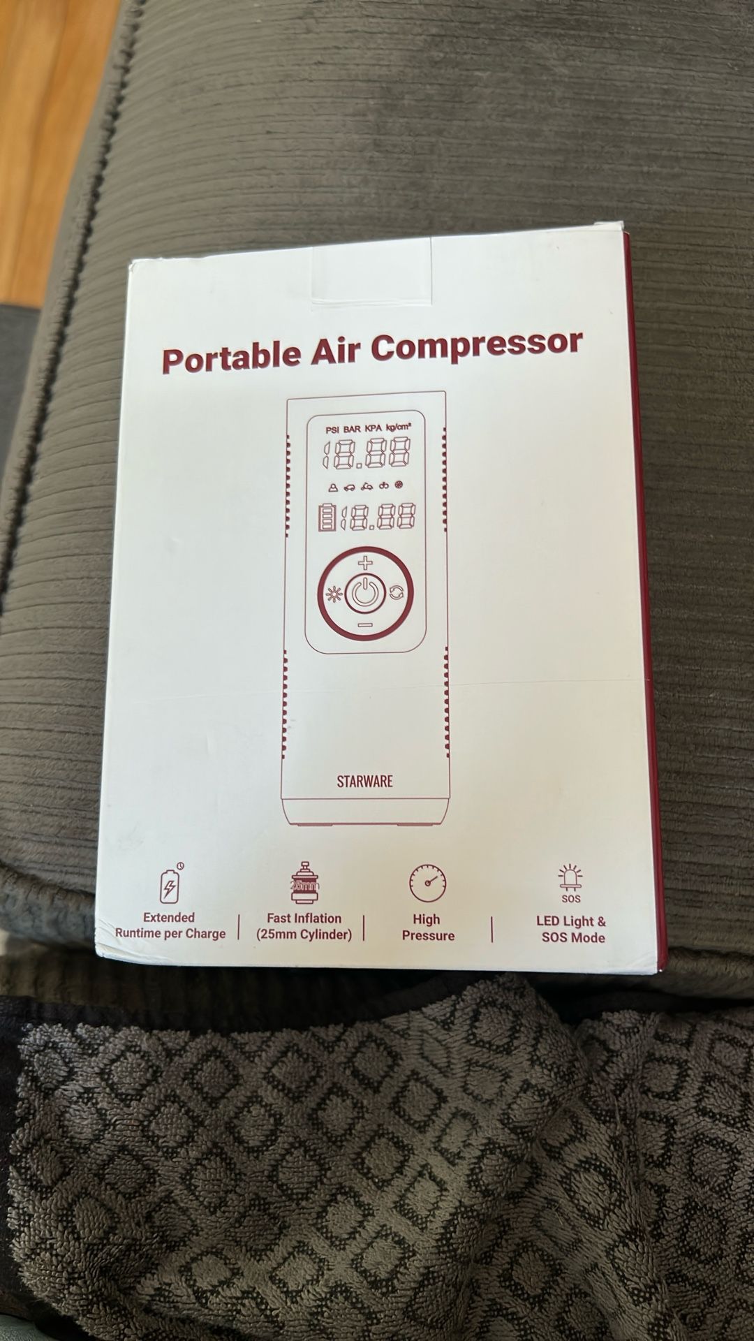 Portable air compressor