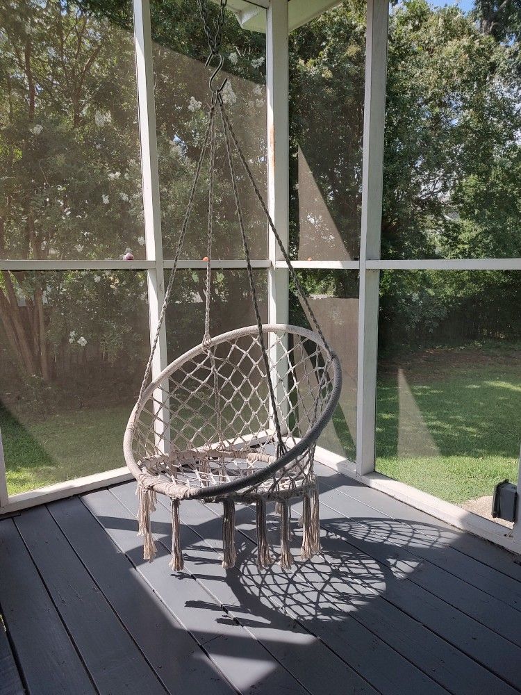 Handwoven Cotton Hammock Swing