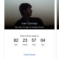 Ivan Cornejo Honda Center October 12th