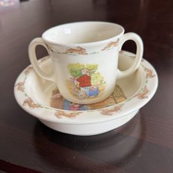 Royal Doulton Bunnykins Bowl And Cup