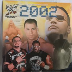 Vintage WWF 2002 Calender New Sealed 