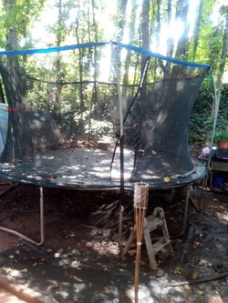 15 feet sport powerused trampoline