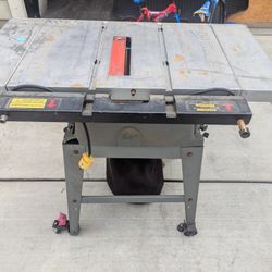 Craftsman 10" Table Saw with Mobile Base.
