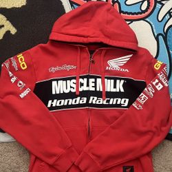 Troy lee design red honda zipup