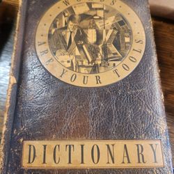 Leather Wrapped Dictionary 